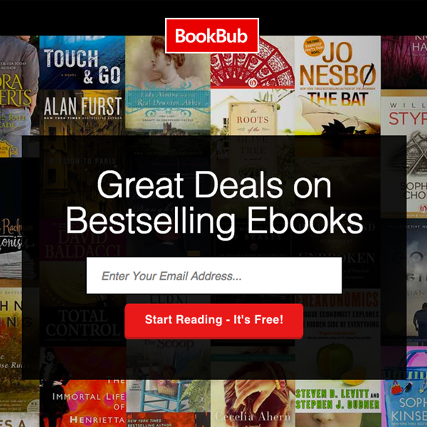 Authors offer great deals through BookBub