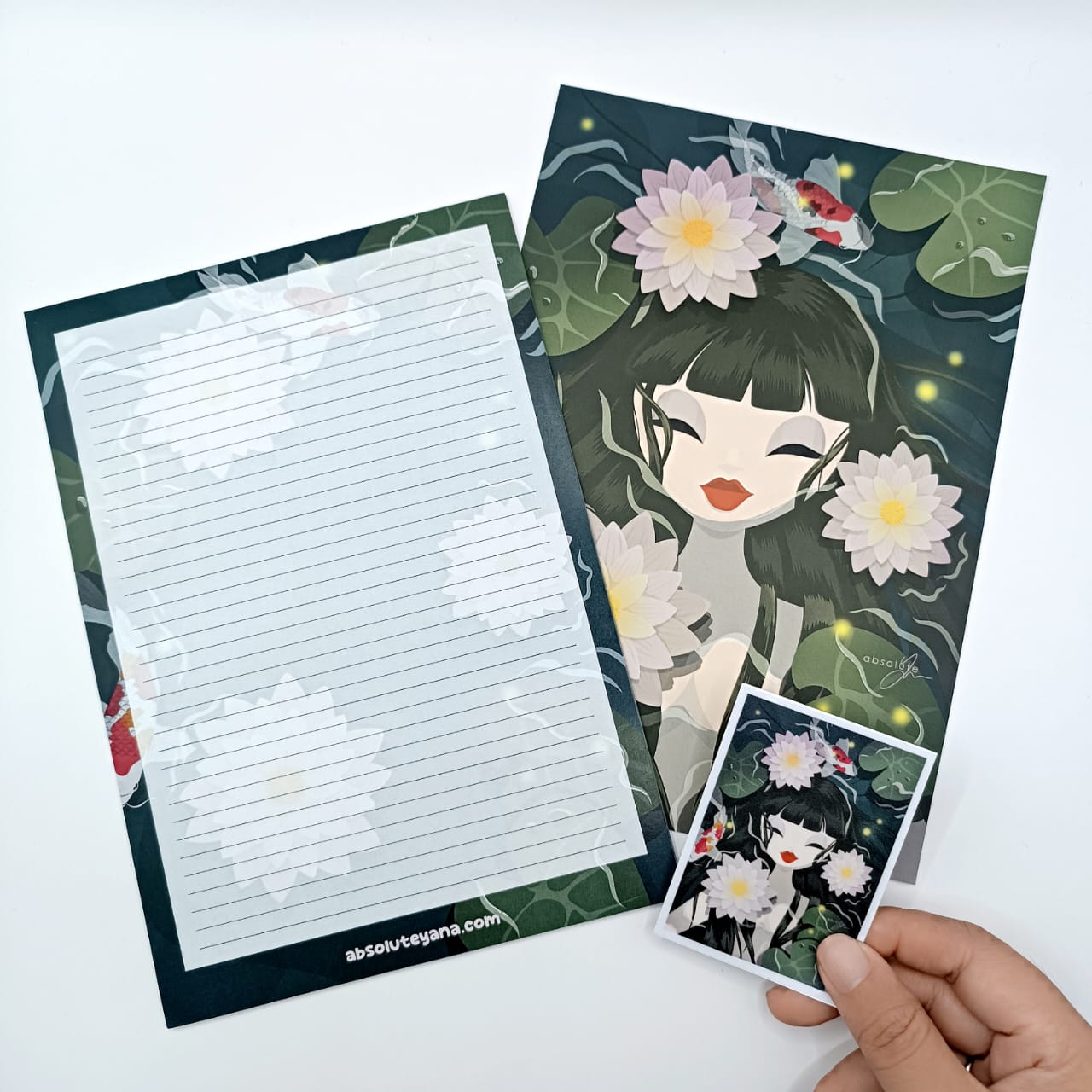 Oriental Floral Stationery Series