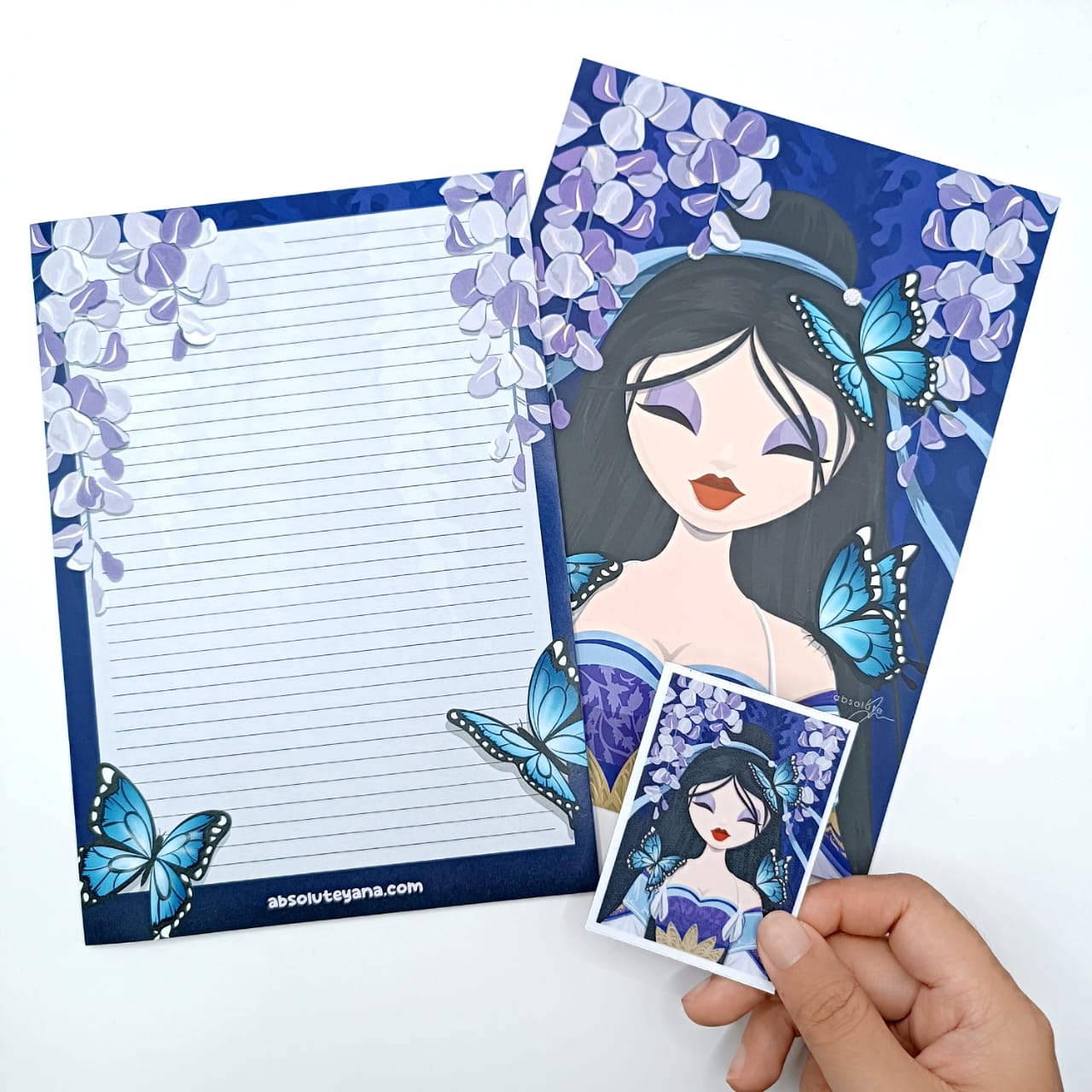 Oriental Floral Stationery Series