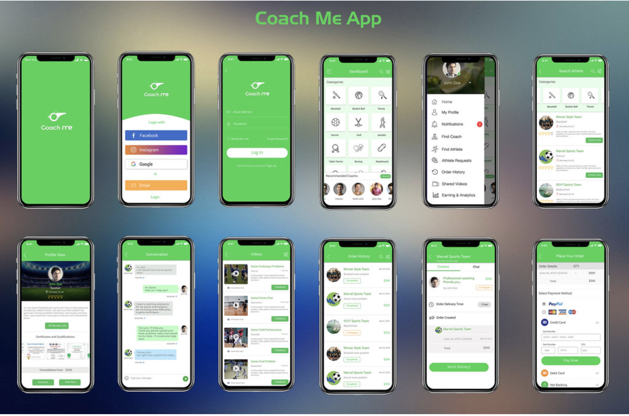 Coach Me - iOS App | Himaad Riaz