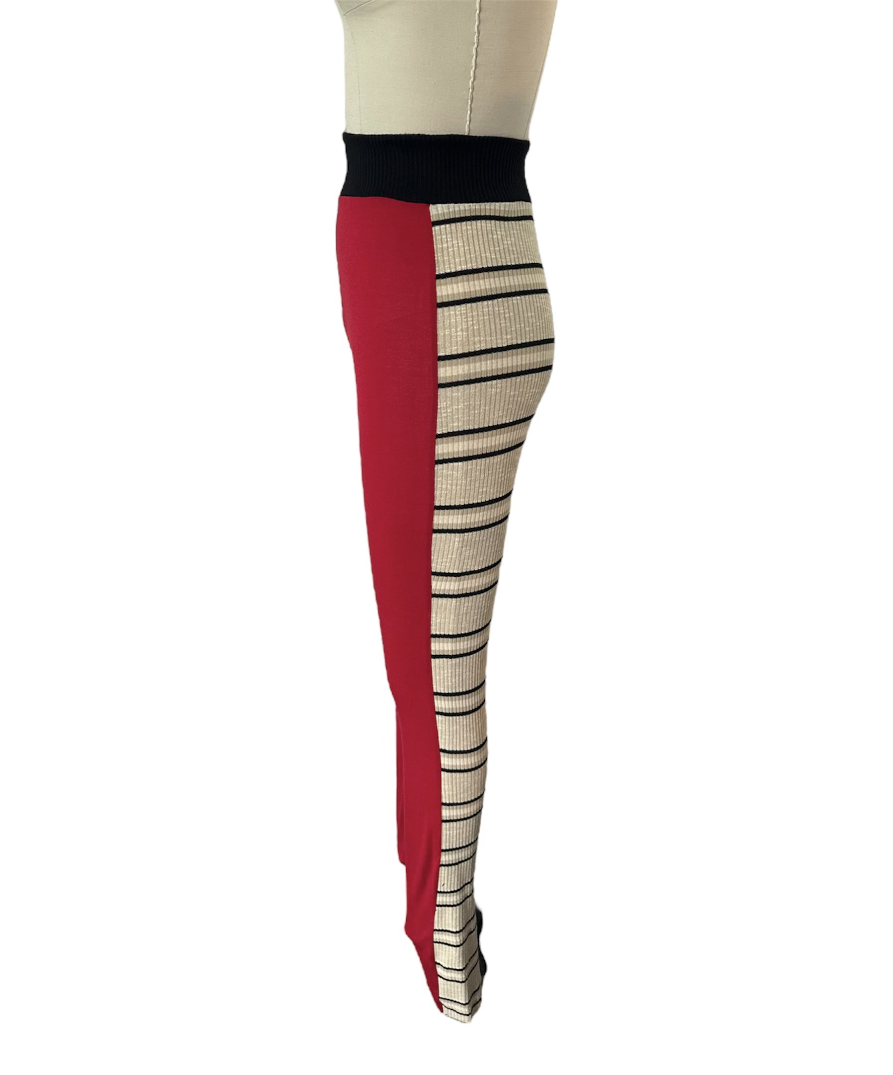 Red/Stripe legging