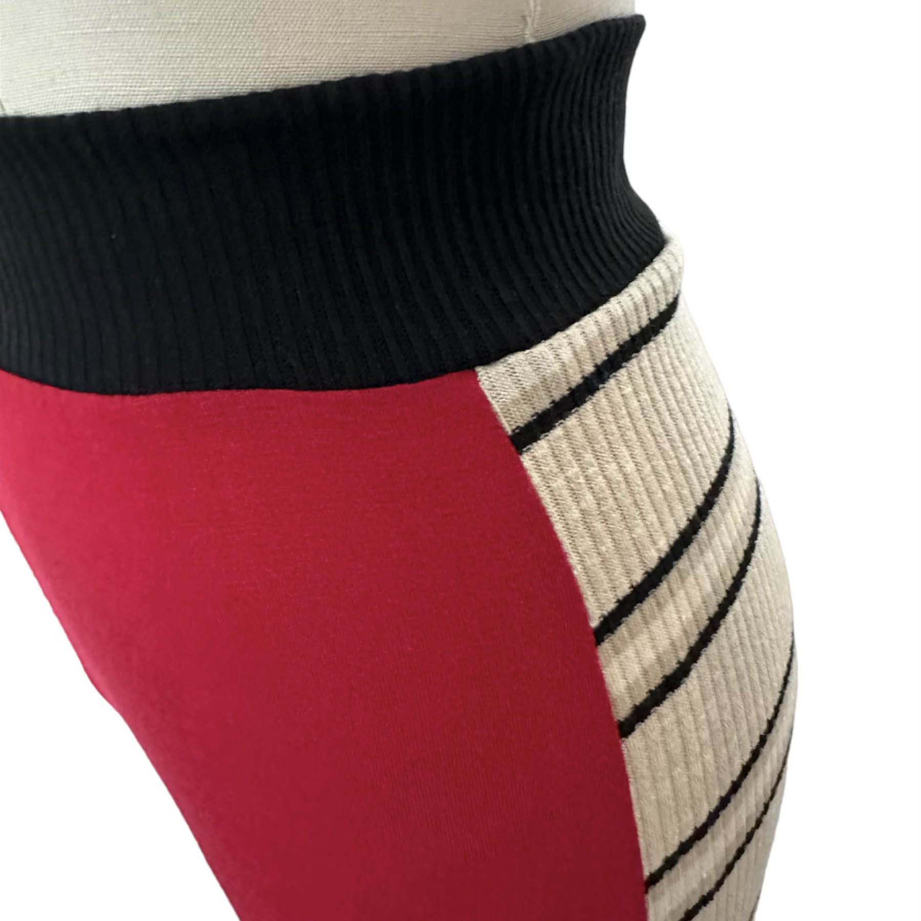 Red/Stripe legging