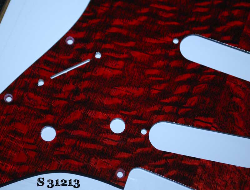 Modern Strat LH Red Silky Oak 213