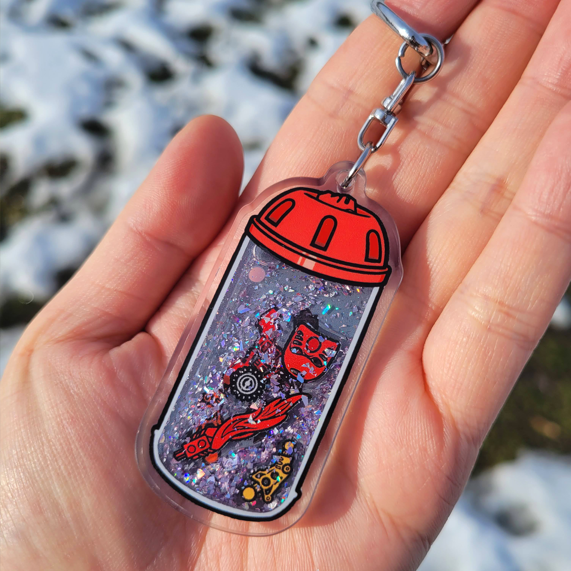 Toa Mata canister keychains