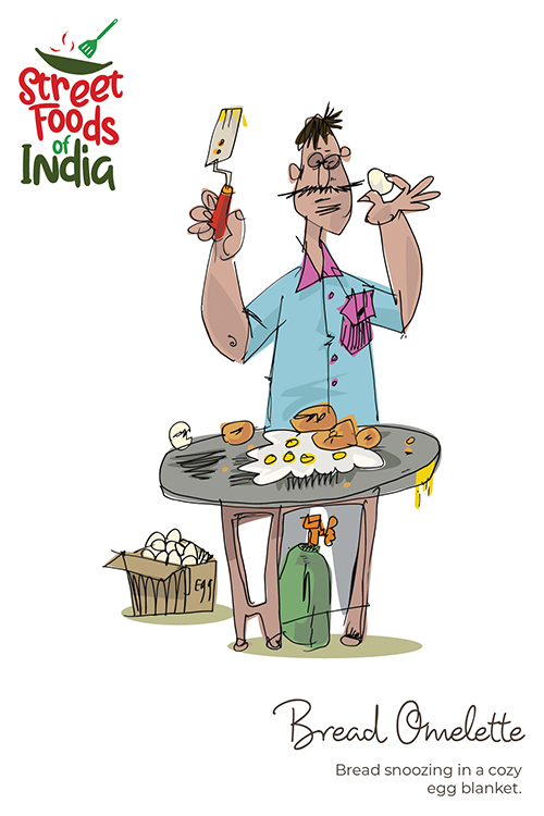 STREET FOODS OF INDIA - 9 CARDS