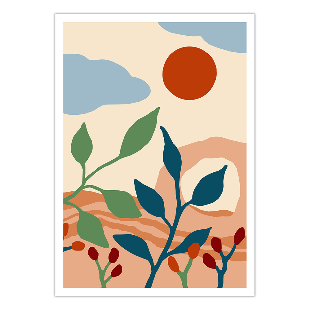 Desert landscape (A3 giclée print)
