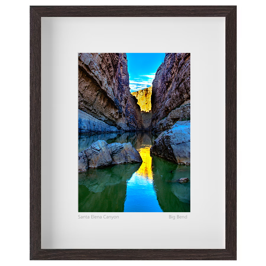 _Santa Elena Canyon Reflection_