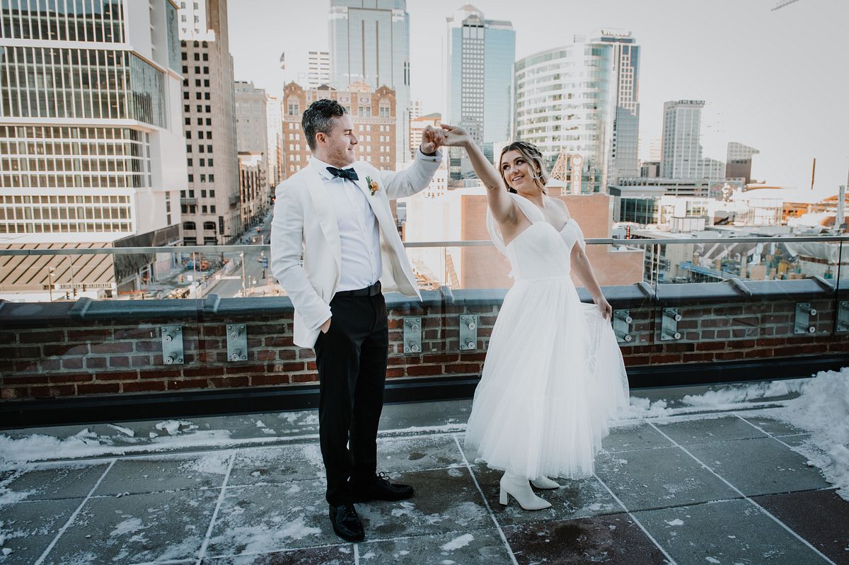 Wedding Photography at Three Points Rooftop Venue, by Barbara Danielle Photography