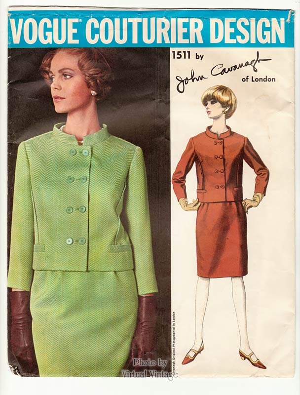 John Cavanagh Vogue Couturier 1511, Womens Suit Pattern, Uncut