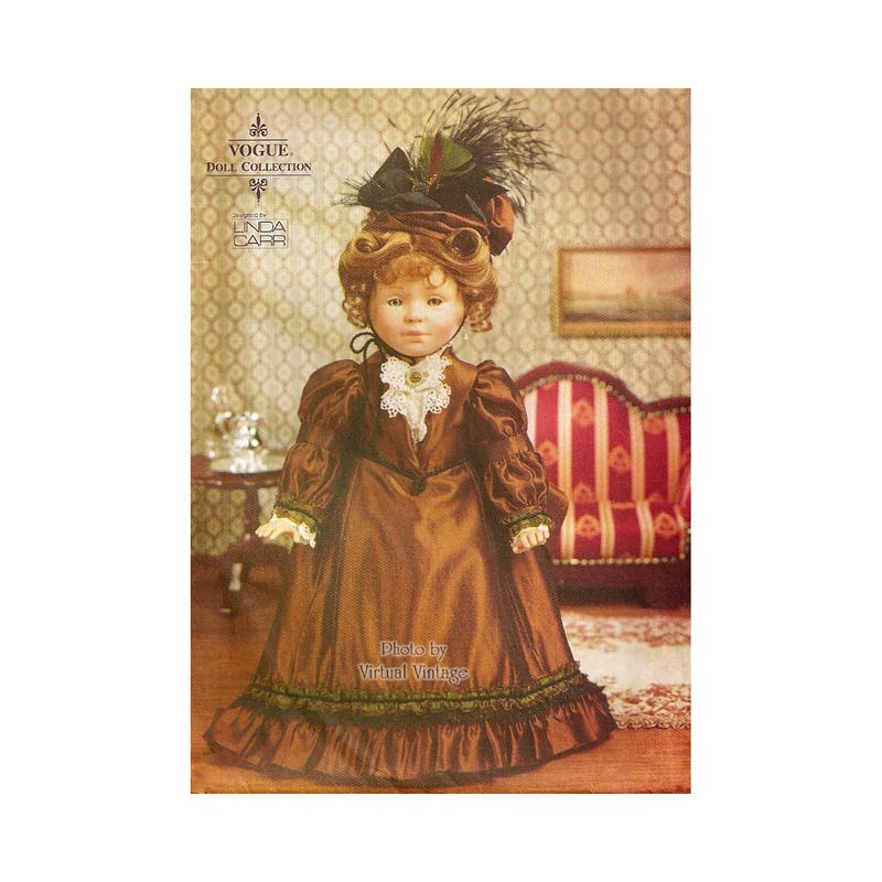 Vogue Craft 7098 18” Victorian Doll Dress Pattern, Historical Clothing, Uncut