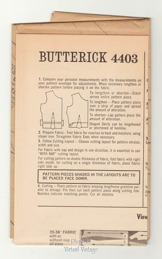 1960s Princess Seam Dress Pattern Butterick 4403, Vintage Sewing Pattern, Bust 34 Uncut