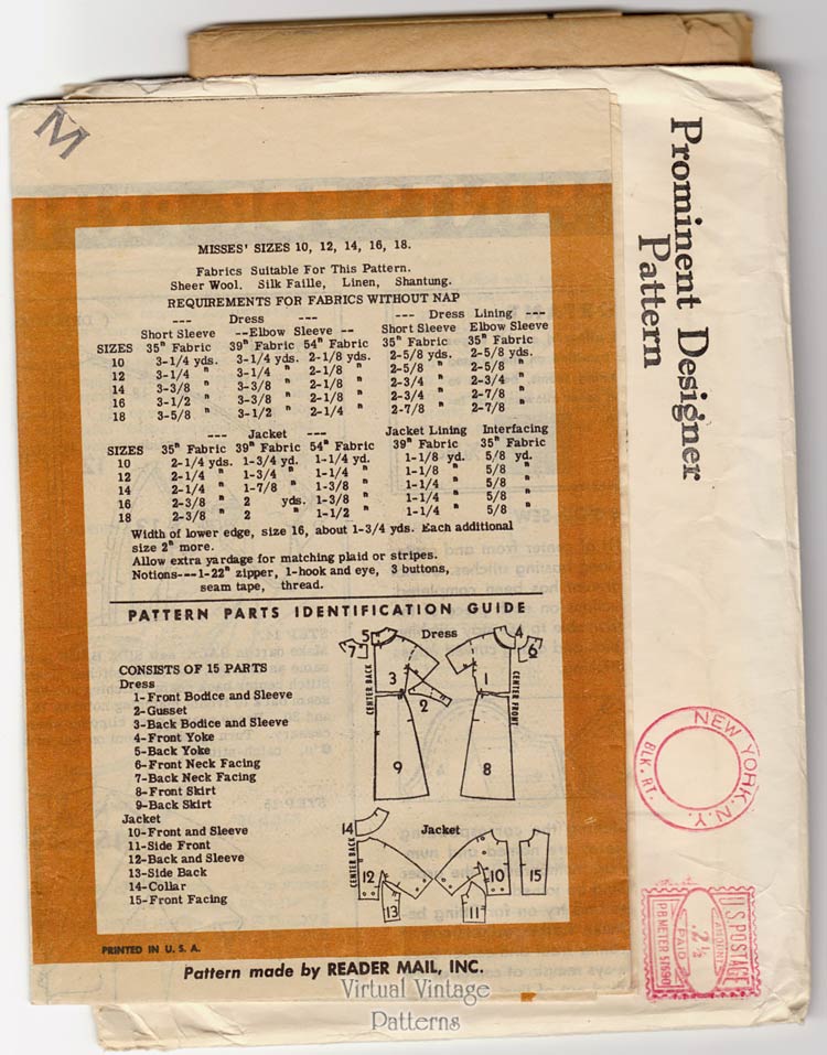 60s Jacket & A-Line Dress Pattern, Prominent Designer A559 by Ardanti, Bust 38, Uncut