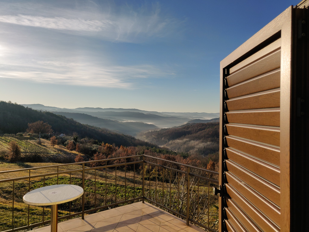Balcony with view