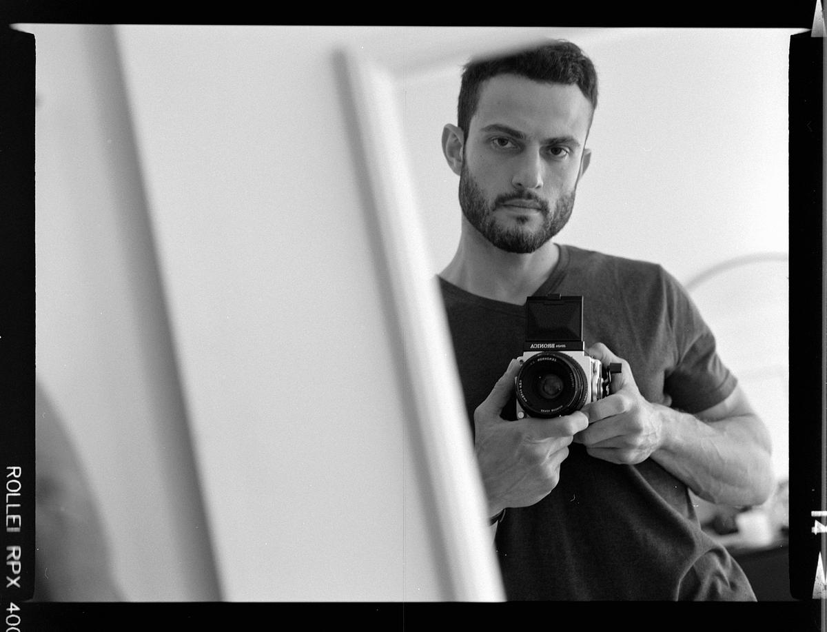 Self Portrait on Rollei RPX 400 Self Portrait on Rollei RPX 400