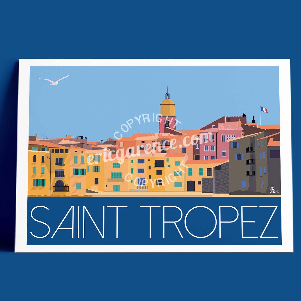Clocher Saint-Tropez by Eric Garence