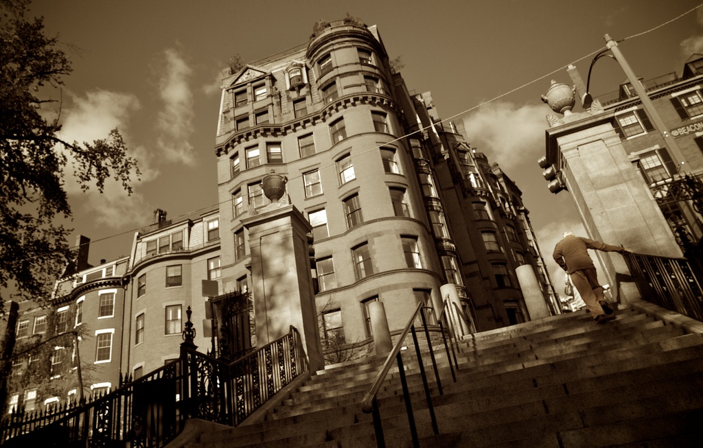 up from the Common out of the shadows