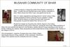 MUSAHAR COMMUNITY BIHAR