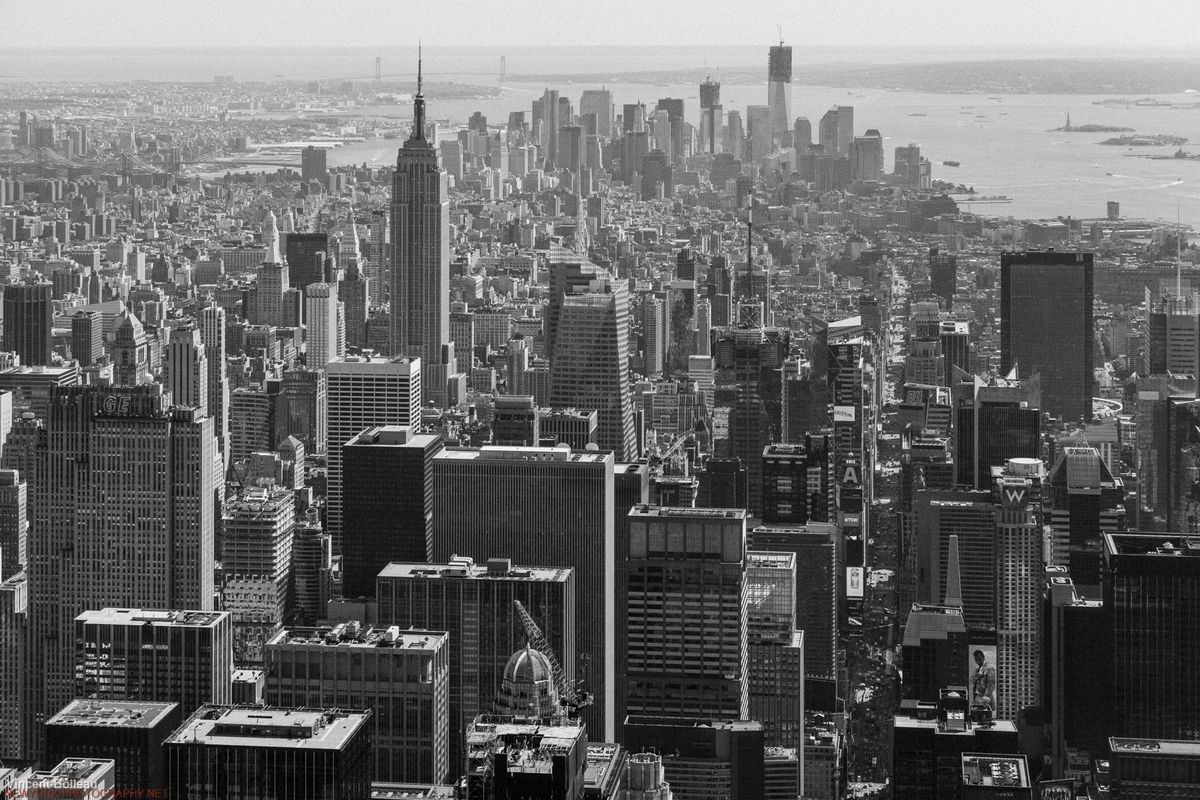 Photo of New York in black and white