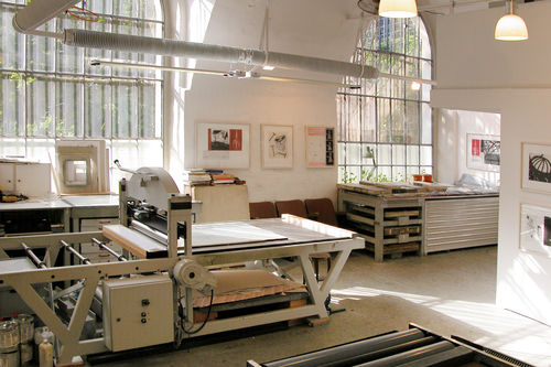 Large Press for Litho and Monoprinting